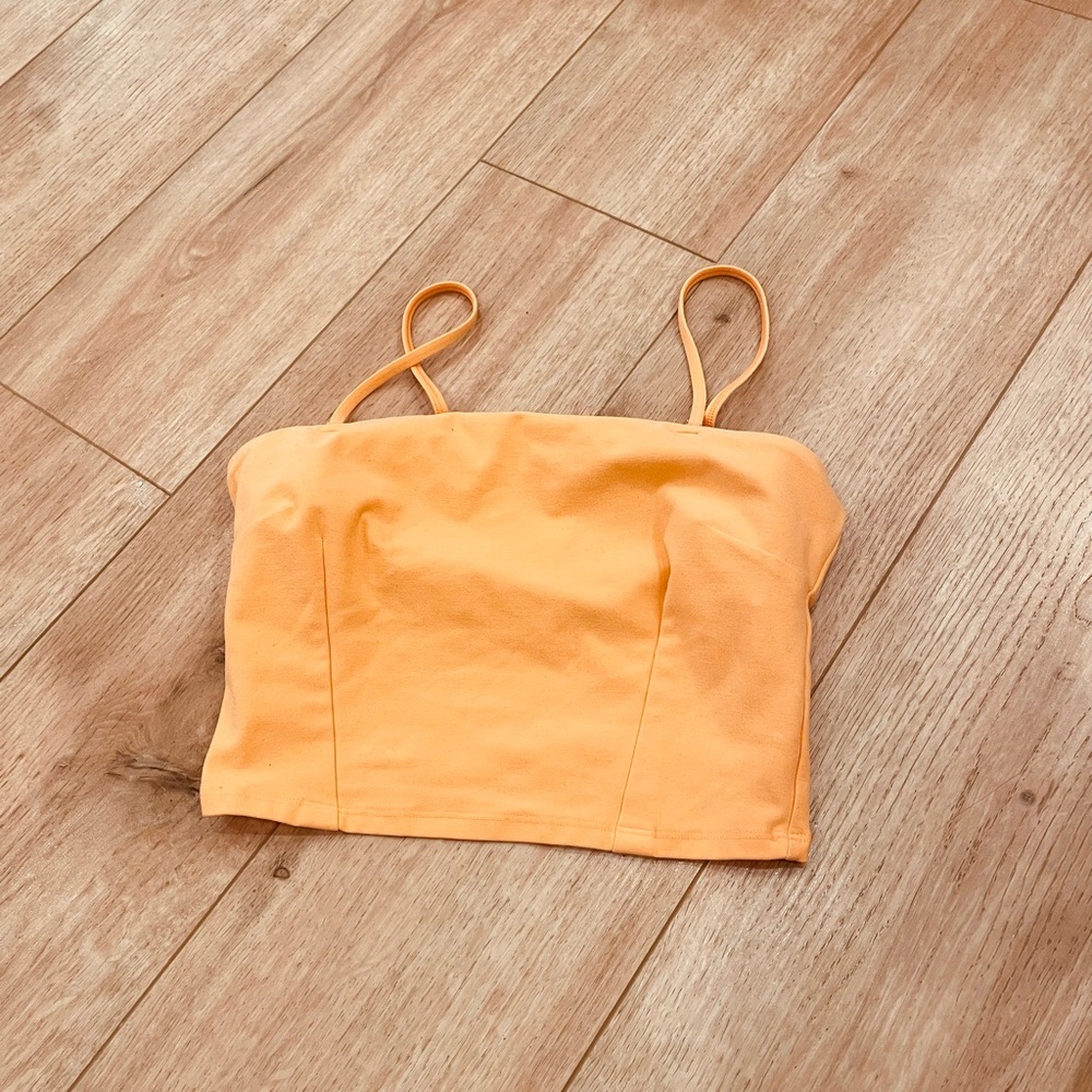 ALO Orange Women's Crop Top